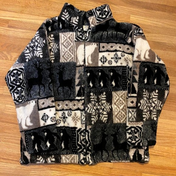 Black Mountain Jackets & Blazers - Vintage Black Mountain Outdoor Gear - Women's Fleece Jacket